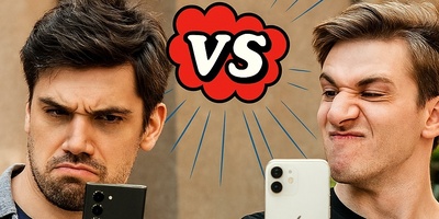 (ویدئو) کل کل برندهای موبایل به سبک آفریقا اوشاخلاری! / وقتی سامسونگ با یه پُرس جوجه، آیفون رو به سجده میندازه😂