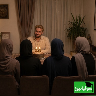 تبریک تولد متفاوت و باورنکردنی مرد 36 ساله؛ 5 همسر همزمان جلوی دوربین!+ویدیو
