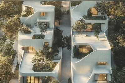 خانه‌هایی که اروپا هم مثلش را ندیده؛ معماری که مرز رویا و واقعیت را نابود کرد + عکس