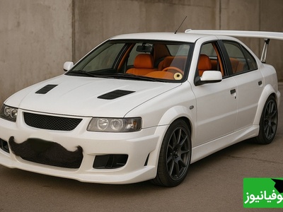 ابتکار خلاقانه ماشین‌باز ایرانی برای تبدیل سمند به نسخه GTA واقعی / هر چی تو ذهنش بود رو پیاده کرده  🤣