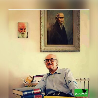 نگاهی به چیدمان منزل استاد شفیعی کدکنی در دیدار با وزیر علوم، از کتابخانه شیک گرفته تا ساعت دیواری قدیمی / پذیرایی مخصوص خالقِ شاعر آینه‌ها از وزیر علوم👌