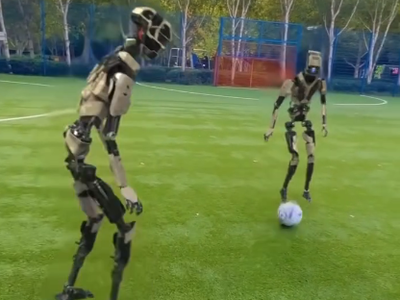 (ویدئو) ساخت ربات‌های فوتبالیست/ احتمالاً از سبک بازی رونالدو برنامه‌ریزی شدن