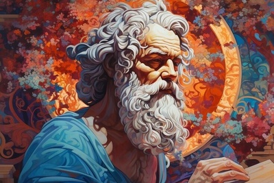 فلسفه و حکمت در زندگی روزمره/ سقراط در صف نانوایی آتن که اونجام دست از بحث فلسفی برنمیداره