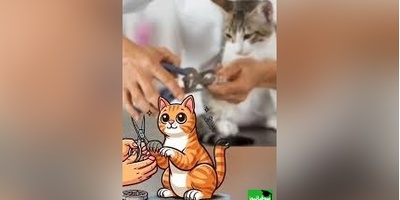 واکنش‌های سمی گربه‌ها موقع ناخن گرفتن 😂(فقط آخریش!)