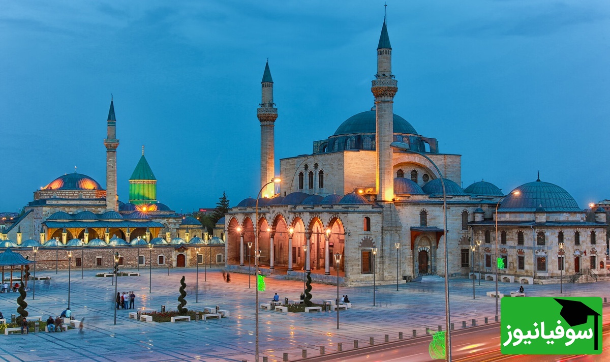 (ویدیو) سفری به خانه‌‌ی ابدی حضرت مولانا در مسیر معنویت و شعر/ از گچ‌بری های باشکوه هنری و تاریخی تا ضریح فوق‌العاده خاص🤩