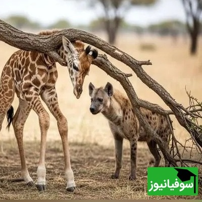 ویدئوی حیات وحش روز؛ این ماجرای راز بقا: لحظه‌ای نفس‌گیر در طبیعت؛ تلاش مادر برای نجات بچه‌زرافه از حمله کفتارها