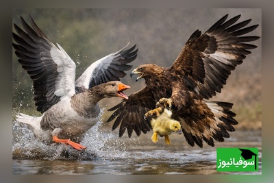 مستند حیات وحش حیوانات/ راز بقا، این داستان:عُقاب و غاز