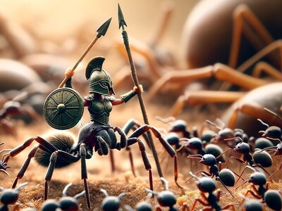 هیولاهای ریزنقش؛ شکار شده به لطف عکاسی ماکرو / تصویری شگفت‌انگیز و ترسناک از مورچه‌ها در سایه تکنولوژی مدرن