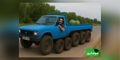 زنگ خلاقیت با راننده نیسان ایرانی: ابتکار و نوآوری در تبدیل نیسان به 6 چرخ مرزهای تکنولوژی و طراحی اتومبیل رو 10 متری جابه جا کرد😂