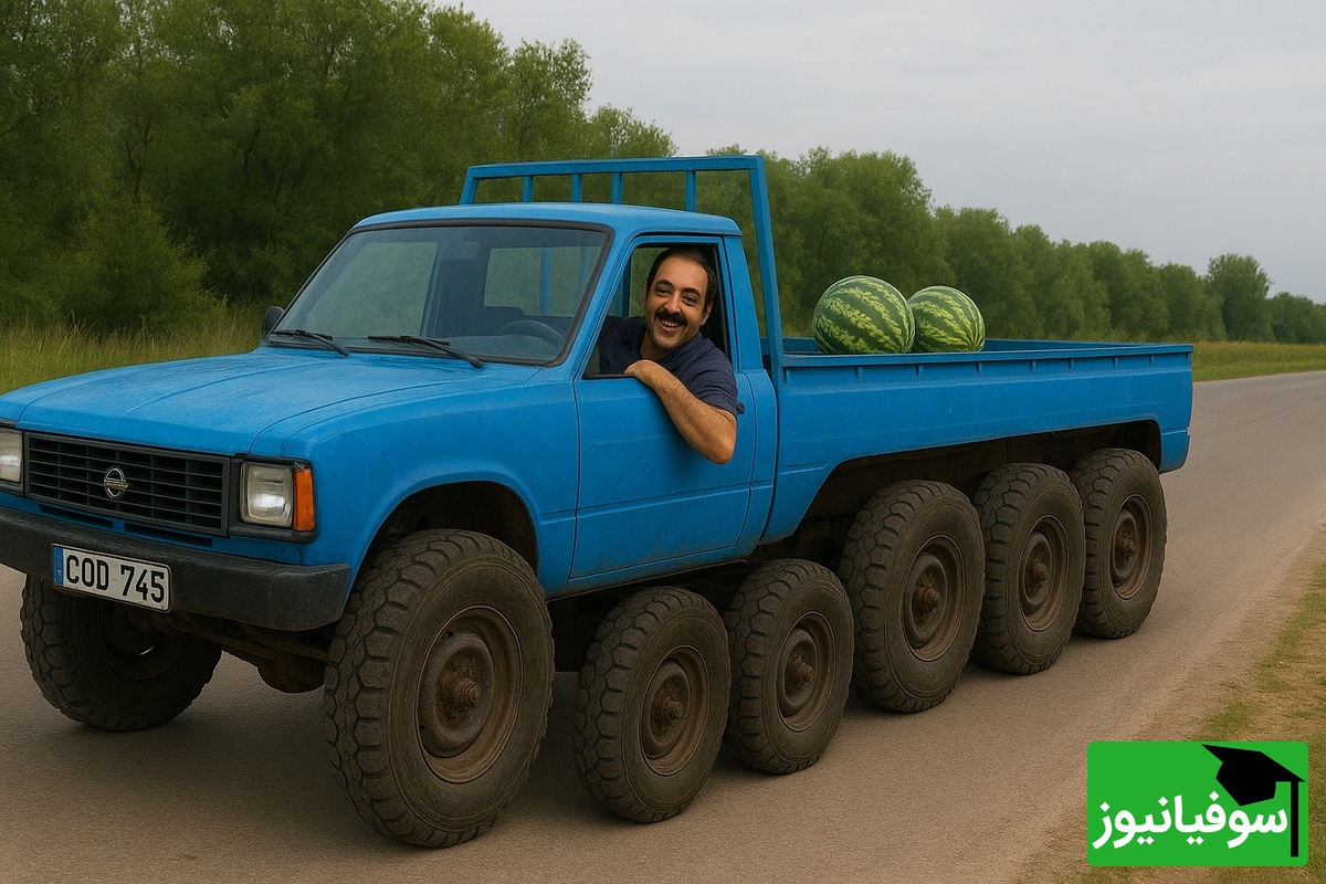 زنگ خلاقیت با راننده نیسان ایرانی: ابتکار و نوآوری در تبدیل نیسان به 6 چرخ مرزهای تکنولوژی و طراحی اتومبیل رو 10 متری جابه جا کرد😂