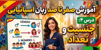 آموزش صفر تا صد زبان اسپانیایی؛ درس چهارم: جنسیت و تعداد