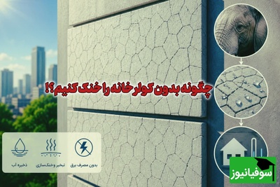 رازی که از پوست فیل به دست آمد! / دانشمندان کاشی‌ای ساختند که بدون کولر ساختمان را خنک می‌کند