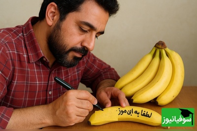 خلاقیت خنده دار پدر ایرانی در حفاظت ویژه از موز در برابر بچه های شیطون فامیل حماسه آفرید/ مرد حسابی مجبوری مگه موز نخر😂