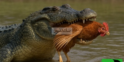 فیلم/ مستند حیات وحش حیوانات / حمله دسته تمساح ها به مرغ/ وقتی مظلومیت فدای قدرت می شود!