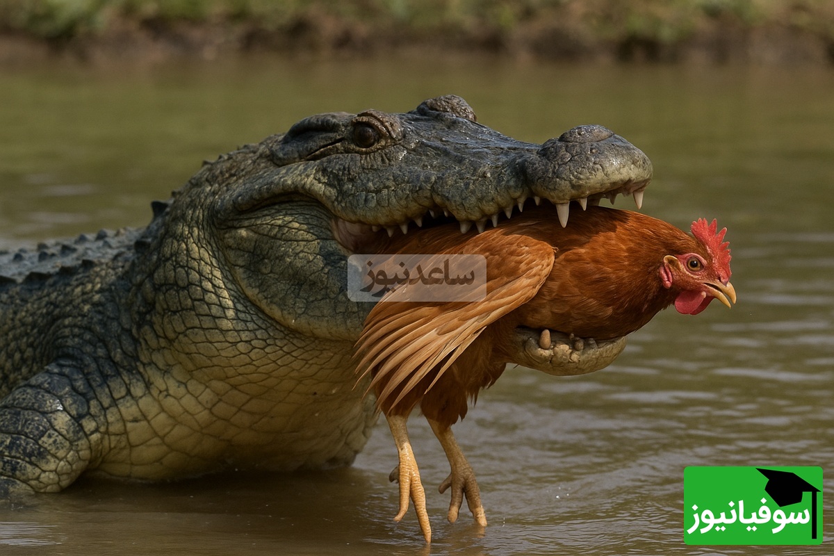 فیلم/ مستند حیات وحش حیوانات / حمله دسته تمساح ها به مرغ/ وقتی مظلومیت فدای قدرت می شود!