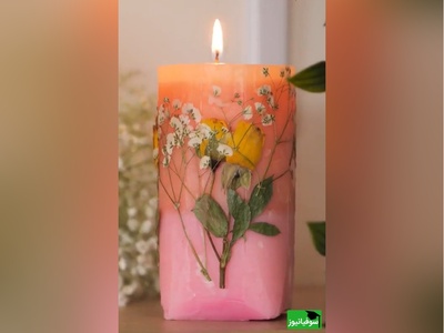 تبدیل کردن معجزه آسای  چند شمع قدیمی و به درد نخور به شمع های زیبا برای تغییر دکوراسیون منزل+ ویدئو