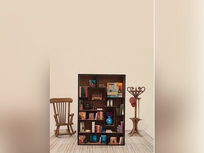 ویدیو/ کتابخانۀ دکوری لاکچری و ریزه میزه مخصوص دکوراسیون عاشقای کتاب