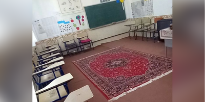 مدرسۀ بدون کفش در روستاهای منطقۀ مهربان آذربایجان شرقی