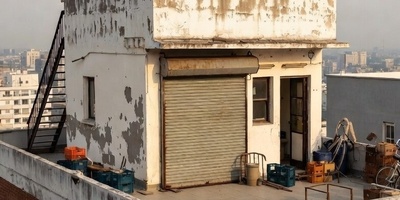 خلاقیت خنده دار اوستا بقال برای احداث دکان بالای خونه اش حماسه ساز شد!