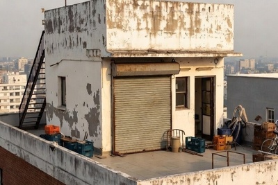 خلاقیت خنده دار اوستا بقال برای احداث دکان بالای خونه اش حماسه ساز شد!