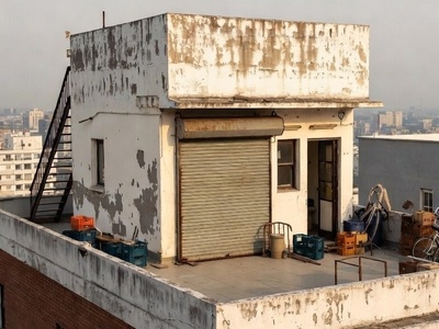 خلاقیت خنده دار اوستا بقال برای احداث دکان بالای خونه اش حماسه ساز شد!