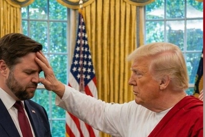 شفای عجیب جی‌دی ونس به دست ترامپ / اعتماد بنفس ترامپ رو یونجه داشت سالی دوبار زعفرون میداد😂