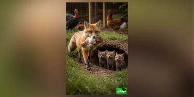 (ویدئو) مستند حیات وحش حیوانات: مادری به سبک روباه برای توله هایش/دزد تویی بقیه ادتو درمیارن
