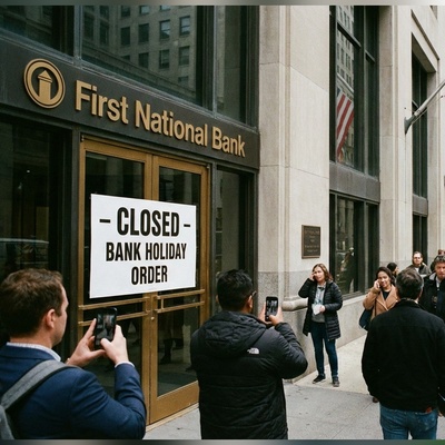 2026 با بحران بانکی شروع شد! طلا و کریپتو در خطر