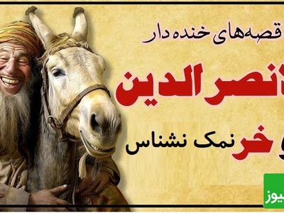 حکایت‌های طنز و قدیمی/ داستان خنده دار ملانصرالدین و خر نمک نشناس/ خر بیچاره  اونقدر تحمل کرد آخرشم انگ نمک نشناسی خورد 😂