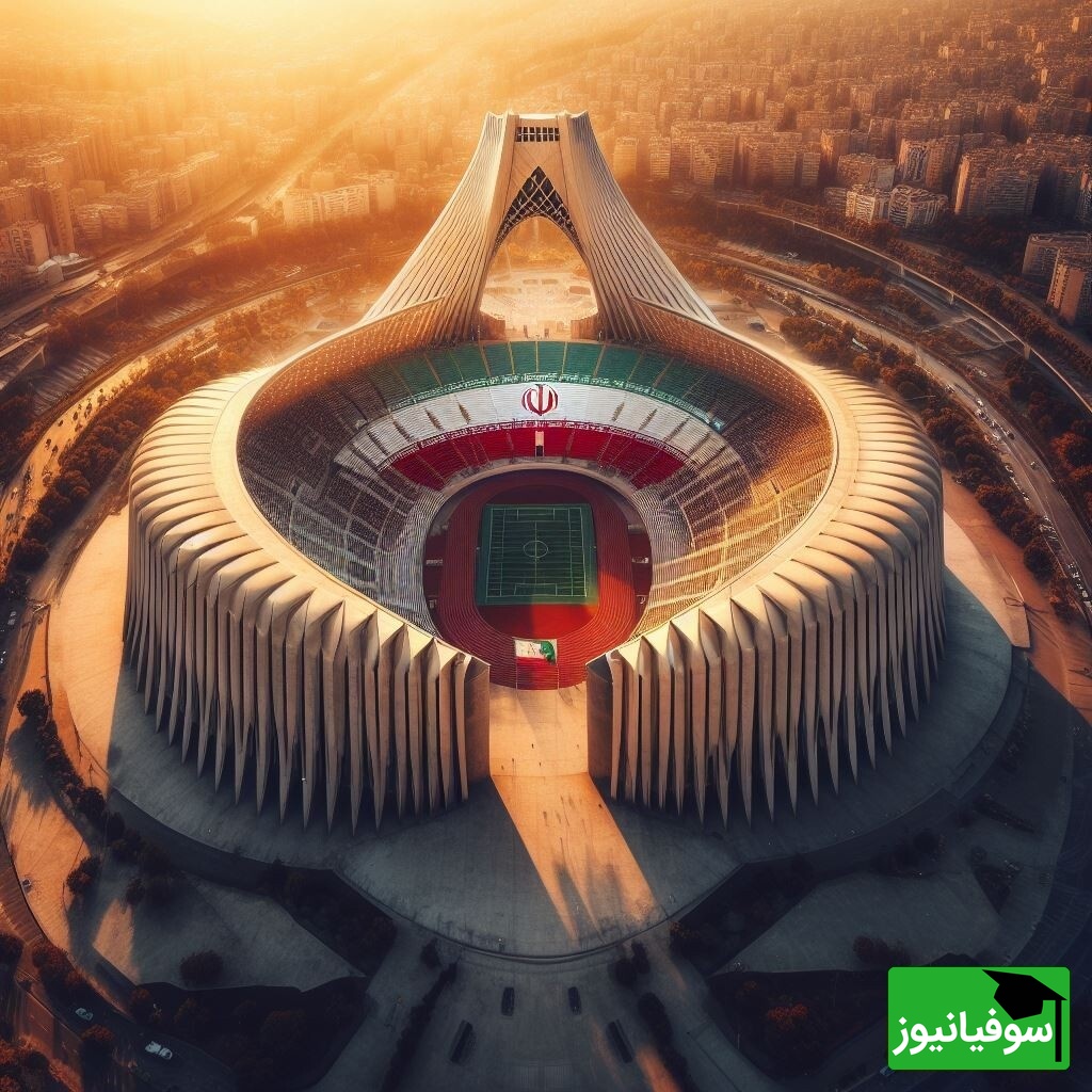 تصویر متحیرکننده از استادیومی در دل یک سازه‌ی تاریخی ایرانی؛ حقیقت پشت این گنبد فیروزه‌ای در یک زمین فوتبال چیست؟