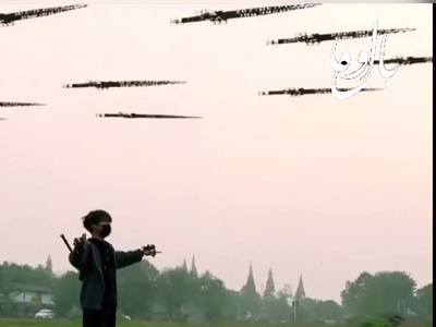 (ویدئو) تخیل یا واقعیت؟ دانشجوی چینی افسانه «شمشیرهای پرنده» را به واقعیت تبدیل کرد!