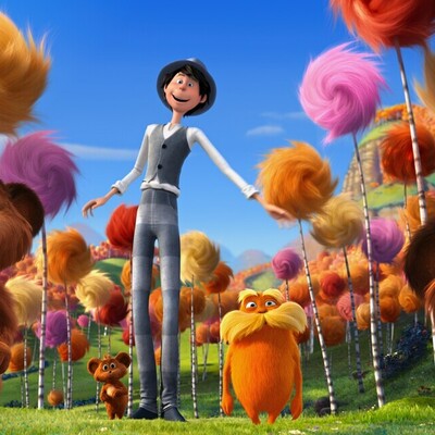 ویدیو آموزشی / یادگیری زبان انگلیسی با انیمیشن پرطرفدار «The Lorax» همراه با زیرنویس فارسی چسبیده