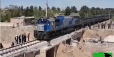 متعجب شدن جهان از معجزه مهندسان ایرانی! پل یحیی‌آباد فقط در 72 ساعت پس از حمله وحشیانه آمریکا و اسرائیل بازسازی شد + ویدئوی عبور اولین قطار