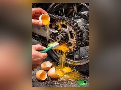 زنگ خلاقیت: موتورسیکلتت کثیف شده و نمیدونی چجوری تمیزش کنی؟ این ویدئو رو حتما ببین
