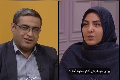 المیرا شریفی‌مقدم: خواهر شوهرم تو هر مناسبتی به شوهرم زنگ میزنه میگه کادو چی گرفتی / سعید عزیزی: شاید خواهره مشکل داره، خیلی توقع بالاست + فیلم