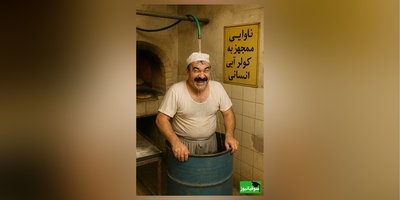 زنگ خلاقیت: ابتکار و نوآوری خنده‌دار شاطر اهوازی برای فرار از گرمای 51 درجه تاریخ ساز شد😂/ مغز یه ایرانی همیشه پر از ایدست