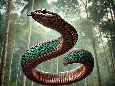 ویدئوی حیات وحش روز| آیا داستان مارهای افسانه‌ای که پرواز می‌کردند را شنیده بودید؟ این یکی واقعی است!