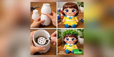 زنگ خلاقیت: اگه تو هم تو خونت کلی شیشه نوشابه داری این ویدئوی خلاقانه رو ببین و بهار رو مستقیم بیار تو خونت+ فیلم