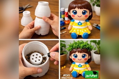 زنگ خلاقیت: اگه تو هم تو خونت کلی شیشه نوشابه داری این ویدئوی خلاقانه رو ببین و بهار رو مستقیم بیار تو خونت+ فیلم