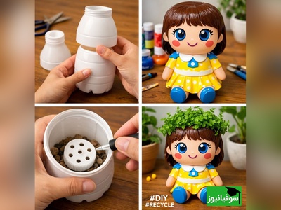 زنگ خلاقیت: اگه تو هم تو خونت کلی شیشه نوشابه داری این ویدئوی خلاقانه رو ببین و بهار رو مستقیم بیار تو خونت+ فیلم