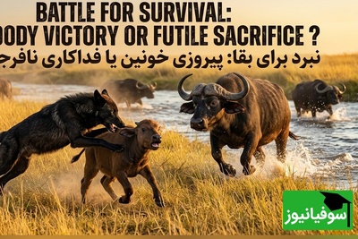 ویدئو| مستند حیات وحش؛ هوش سیاه گرگ‌ها در برابر جثه عظیم بوفالو؛ در این جدال طبیعت برنده نهایی کیست؟