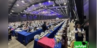 برپایی بزرگترین سفره افطار جهان برای ثبت در رکوردهای جهانی گینس در لبنان+ فیلم