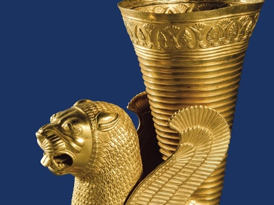 (ویدئو) راز 2500 ساله هخامنشیان بالاخره لو رفت، آینه مخفی زیر پنجه‌های ریتون شیر طلایی که «کد قدرت ابدی» پادشاهان ایران را پنهان کرده بود!