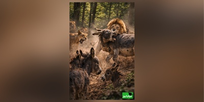 ویژه علاقه مندان به مستند حیات وحش حیوانات/ نبرد نفس‌گیر  اُلاغ  و شیر