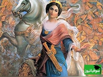 ویدیو دیدنی سردیس فیروزه‌ای آتوسا؛ شهبانوی هخامنشی و دختر کوروش کبیر در نزدیکی تخت‌جمشید