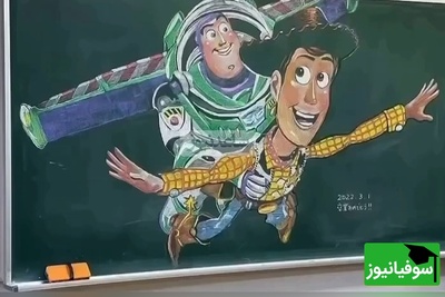 (ویدئو) نقاشی‌های حیرت‌انگیز روی تخته‌سیاه که فقط یک لحظه زنده‌اند؛ معلمی که درس زندگی را با پاک‌کن آموزش می‌دهد