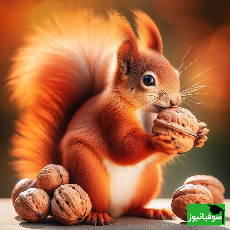 ویدیوی حیات‌وحش روز | سنجاب‌های قرمز اروپایی و بازیگوشی‌هایشان میان برف و کولاک