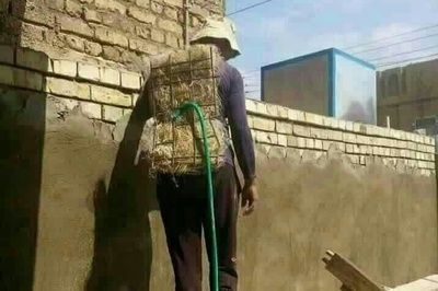 خلاقیت تحسین برانگیز معمار نمونه کرجی ساخت ساختمان سه بعدی با الهام از چهره های دانشمندان/ درود به این ذهن خلاق + عکس