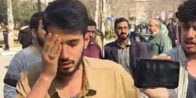 (ویدئو) حمله دانشجونماها در دانشگاه تهران؛ از سنگ‌پرانی تا خون‌ریزی در صحن دانشگاه