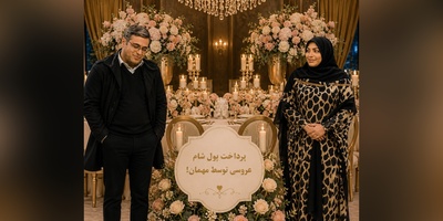 المیرا شریفی‌مقدم؛ رسم جدید پرداخت پول شام عروسی توسط مهمان! / سعید عزیزی: خودمون بریم برای خودمون عروسی بگیریم😂